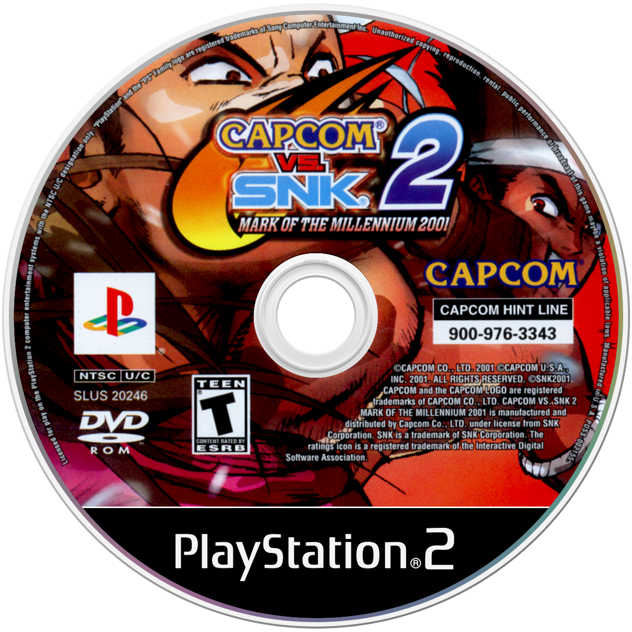 Capcom vs SNK 2 media 5 for Playstation 2